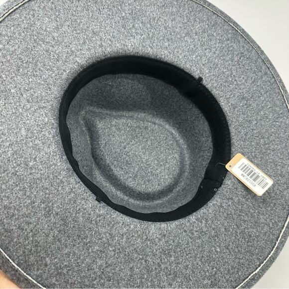 Fadivo Felted Style WIDE BRIM Buckaroo Hat - GREY - Picture 6 of 7